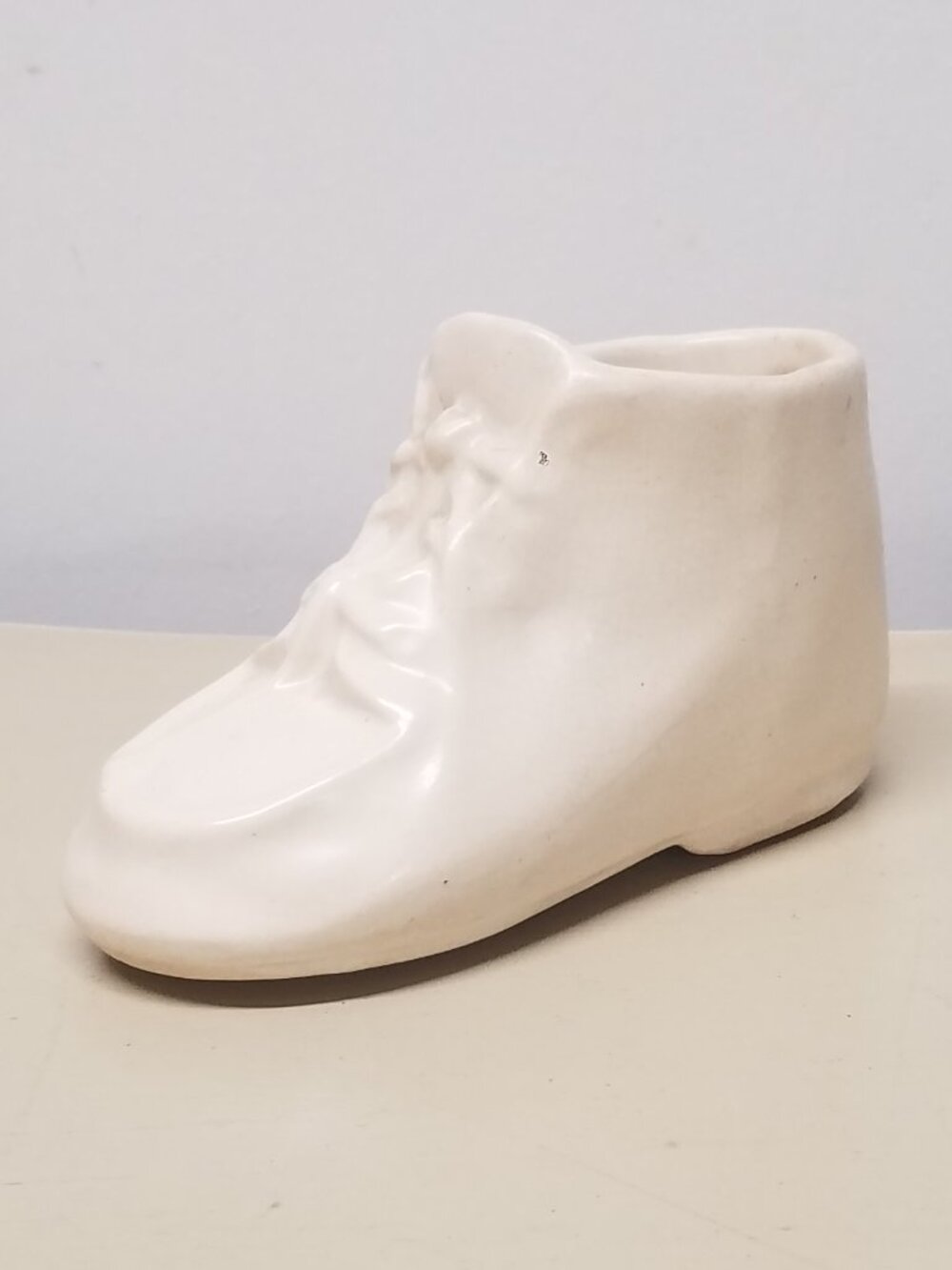 Vintage McCoy Ceramic Baby Shoe Planter